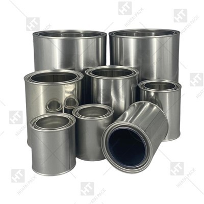 Apaļa ceturtdaļas skārda kanna